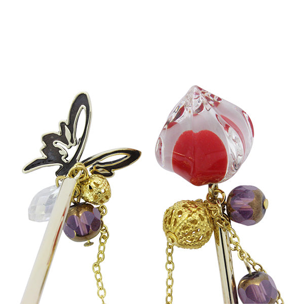 XXXHOLiC」夢現煙管一本簪 (かすう工房・かんざし屋wargo)