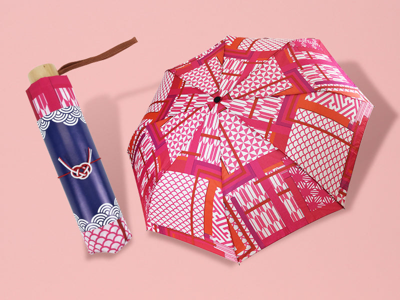和ファッション公式通販サイト「The Ichi」|色鮮やかでモダンな和柄の折りたたみ傘のおすすめギフト